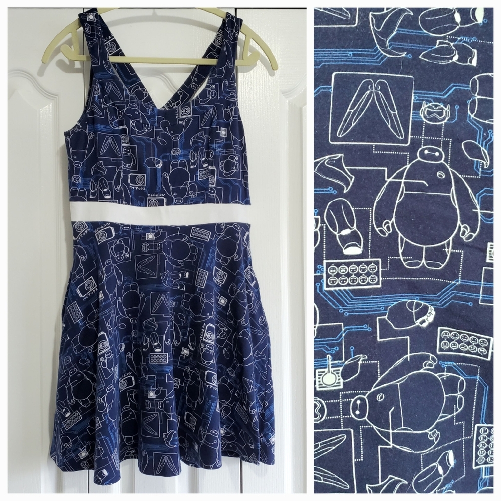 Baymax Blueprint Dress from Hot Topic